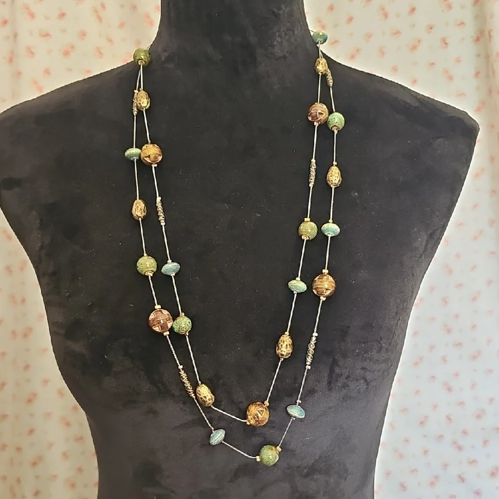Coldwater Creek Multicolor Beaded Necklace 🌠